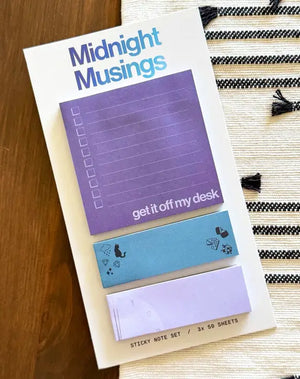 Taylor Swift Midnight Musings Sticky Note Set