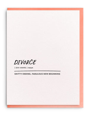 Divorce Definition Card
