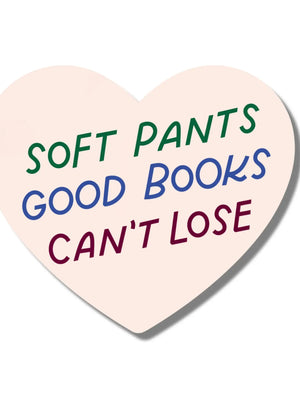 Soft Pants, Good Books Sticker