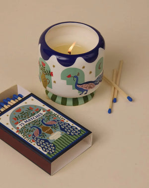 Paddywax A Dopo Peacock Misted Lime Candle