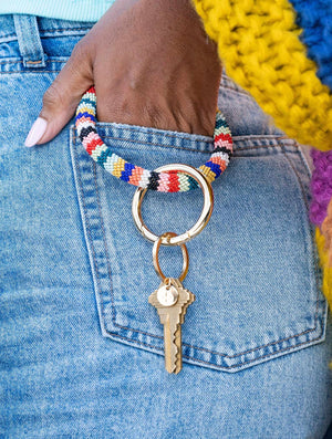 Ink & Alloy Chloe Bead Key Ring