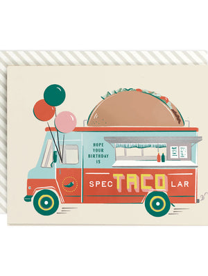Spec-TACO-lar Birthday Card