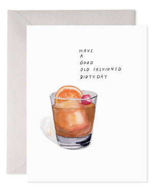 E. Frances Old Fashioned Birthday Card