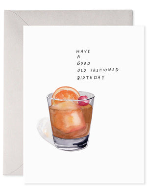 E. Frances Old Fashioned Birthday Card