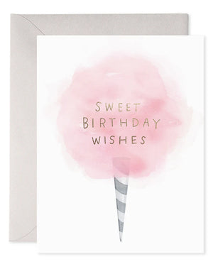 E. Frances Cotton Candy Birthday Card