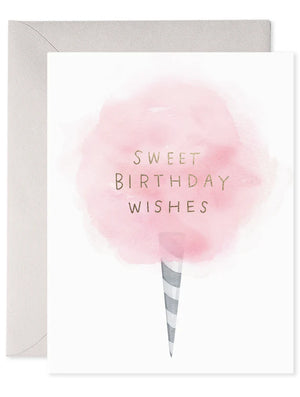 E. Frances Cotton Candy Birthday Card