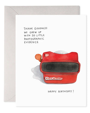 E. Frances Viewfinder Birthday Card