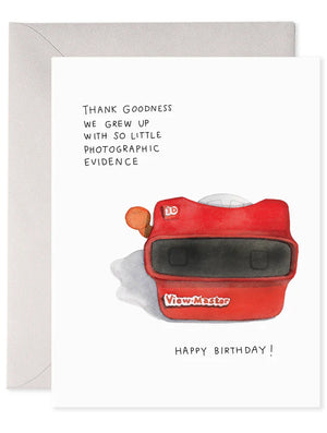 E. Frances Viewfinder Birthday Card