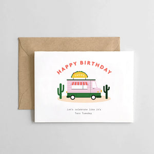 Taco Tuesday Birthday Card