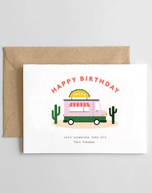Taco Tuesday Birthday Card
