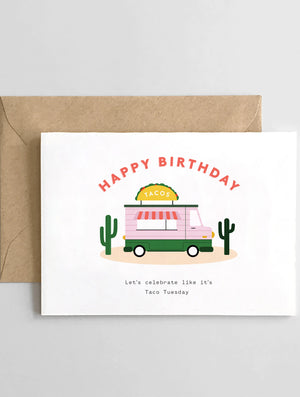 Taco Tuesday Birthday Card