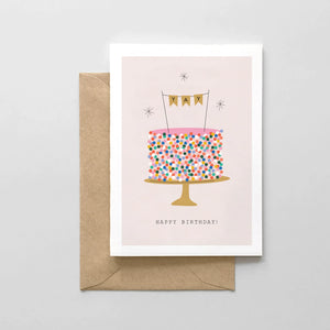 Happy Birthday YAY Cake Card