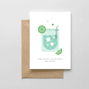 Forget Cake Tequila Birthday Card
