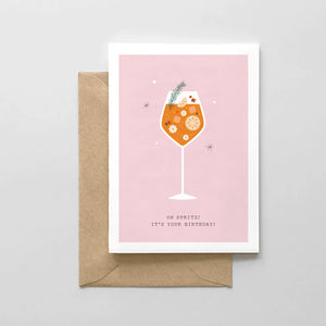 Oh Spritz! Birthday Card