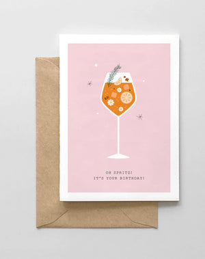 Oh Spritz! Birthday Card
