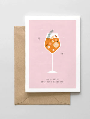 Oh Spritz! Birthday Card