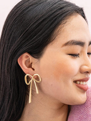 Ink & Alloy Katie Bow Post Earring