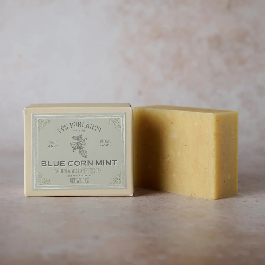 Los Poblanos Blue Corn Mint Bar Soap