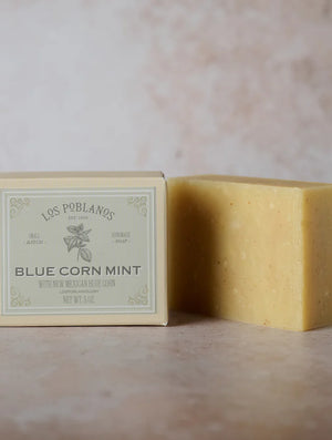 Los Poblanos Blue Corn Mint Bar Soap