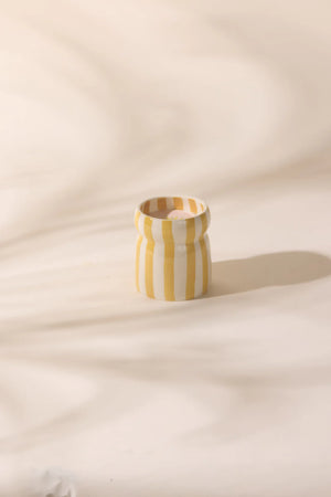 Paddywax Cabana Golden Coast Striped Candle
