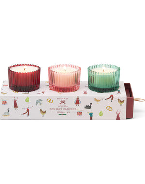 Paddywax Mercury Trio Candle Boxed Gift Set