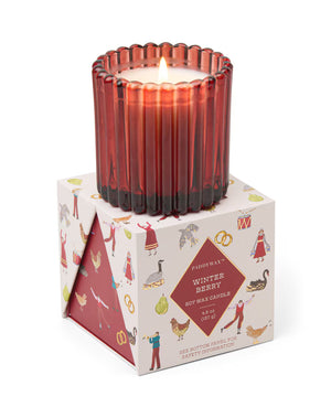 Paddywax Winter Berry Boxed Candle