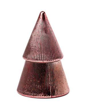 Paddywax Pink Mercury Stacked Tree Candle