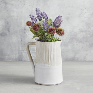 Two-Tone Terracotta Handled Vase