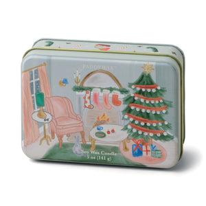 Paddywax Living Room Scene Tin Candle