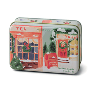 Paddywax Holiday Storefront Tin Candle
