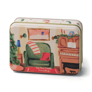 Paddywax Piano Scene Tin Candle