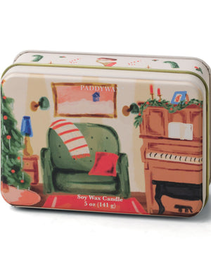 Paddywax Piano Scene Tin Candle