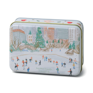 Paddywax Ice Skating Scene Tin Candle