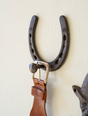 Cast Iron Horseshoe Hook
