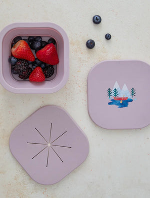 Safari Violet Camper Collapsible Snack Bowl
