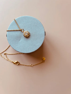 Knowledge is Power Daisy Necklace