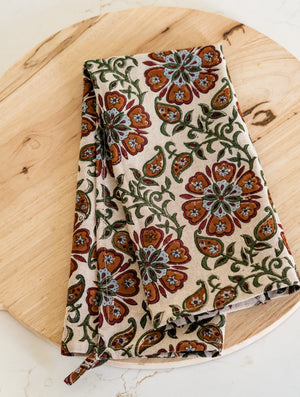 Elysian Block Print Dishtowel