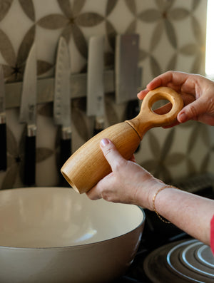 Rubberwood Salt/Pepper Spice Mill