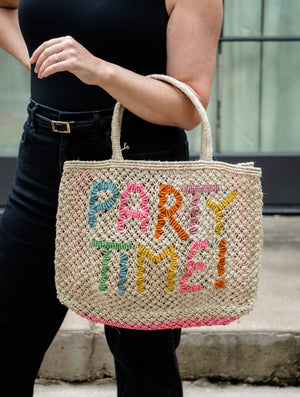 The Jacksons Party Time Jute Tote