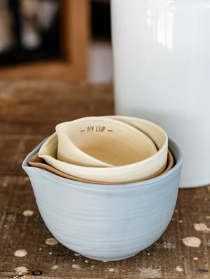 Matte Stoneware Measuring Cups