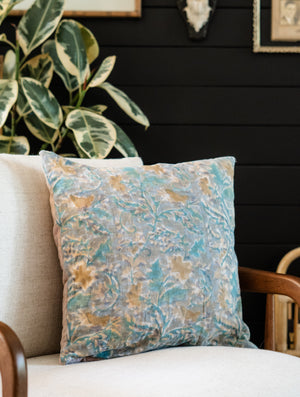 Reversible Kantha Square Pillow