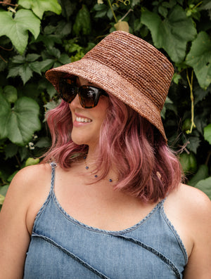 Wyeth Chocolate Tali Bucket Hat