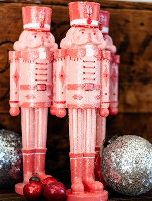 Pink & Red Nutcracker