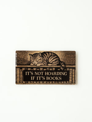 Hoarding Books Sticker