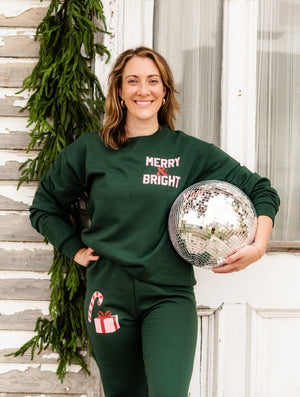 Merry & Bright Crew Sweater
