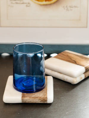 Marble & Wood Table Coaster