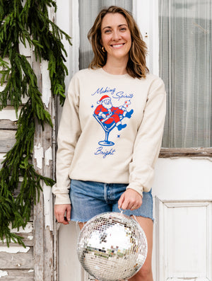 Making Spirits Bright Santa Sweater