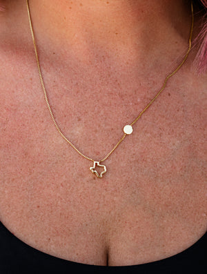 Lone Star Texas Charm Necklace