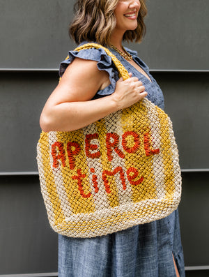 The Jacksons Aperol Time Drew Tote