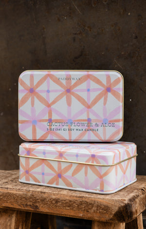 Paddywax Cactus Flower & Aloe Everyday Tin